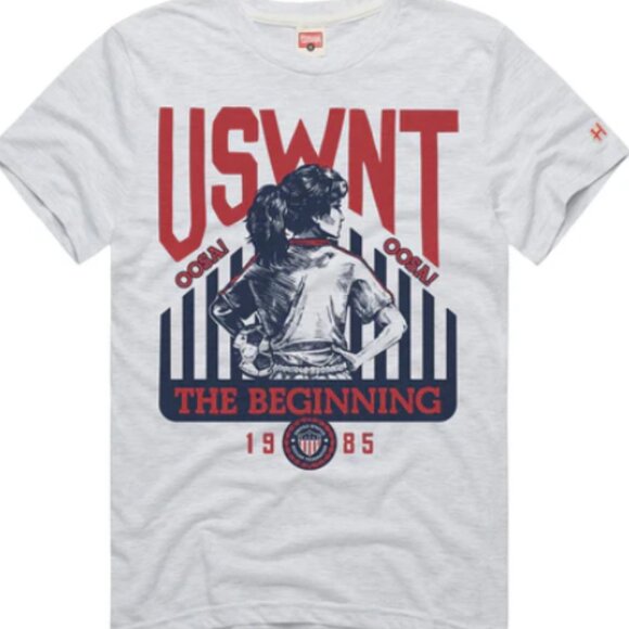 Homage Unisex Homage USWNT Retro 1985 Oosa White Tee - NWT! - Picture 1 of 8